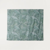 Tenture Motif feuille d'acanthe bleu sarcelle de William M (Devant (Horizontal))