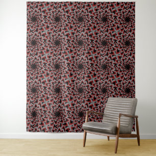 TENTURE MOTIF FLEUR TOURBILLON