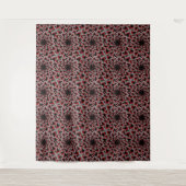 TENTURE MOTIF FLEUR TOURBILLON (Devant)