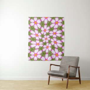 Tenture Motif Fleurs Cosmos