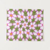 Tenture Motif Fleurs Cosmos (Devant (Horizontal))