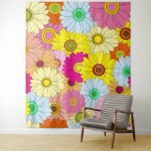 Tenture motif floral (En situation)