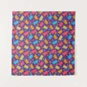 Tenture Motif floral coloré (Devant (Horizontal))