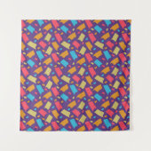 Tenture Motif floral coloré (Devant)