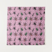 Tenture Motif floral coloré (Devant)