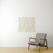 Tenture Motif floral de mariage (En situation (horizontale))