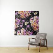 Tenture Motif floral incomparable. Bouquet de fleurs sauva (En situation)