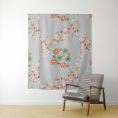 Tenture Motif Floral Moderne (En situation)