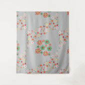 Tenture Motif Floral Moderne (Devant)