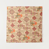 Tenture Motif floral mughal abstrait (Devant (Horizontal))