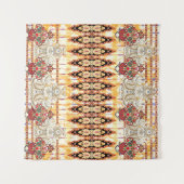 Tenture Motif floral mughien ethnique incomparable (Devant (Horizontal))