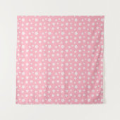 Tenture Motif floral rose (Devant)