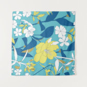 Tenture Motif floral sans couture.  (Devant (Horizontal))