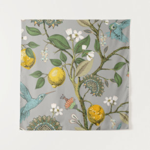 Tenture Motif floral sans soudure. Papier peint botanique.