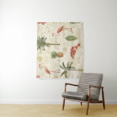 Tenture Motif floridien tropical (En situation)