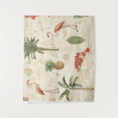 Tenture Motif floridien tropical (Devant)