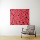 Tenture Motif framboise (En situation (horizontale))
