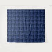 Tenture Motif frappant de formes bleues (Devant (Horizontal))