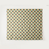 Tenture Motif géométrique avec des demi-cercles qui se che (Devant (Horizontal))