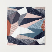Tenture Motif géométrique créatif avec différentes formes (Devant (Horizontal))