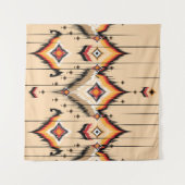 Tenture motif géométrique ethnique Abstrait, illustration (Devant (Horizontal))