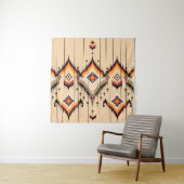 Tenture motif géométrique ethnique Abstrait, illustration (En situation)