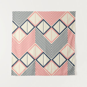 Tenture Motif géométrique sans couture en zigzag horizonta