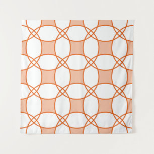 Tenture Motif géométrique transparent avec cercles