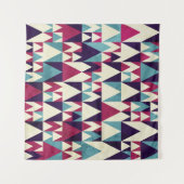 Tenture Motif géométrique triangle rétro (Devant (Horizontal))