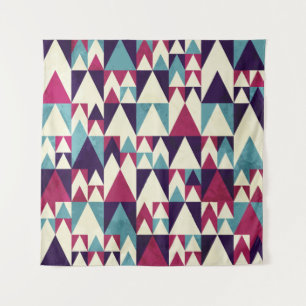 Tenture Motif géométrique triangle rétro