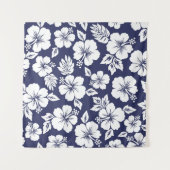 Tenture Motif Hibiscus (Devant (Horizontal))