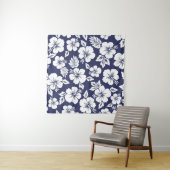 Tenture Motif Hibiscus (En situation (horizontale))