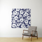 Tenture Motif Hibiscus (En situation)