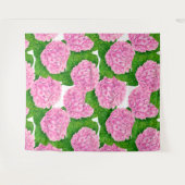 Tenture Motif Hydrangea (Devant (Horizontal))