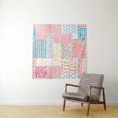 Tenture Motif impeccable en style patchwork. D simple (En situation (horizontale))