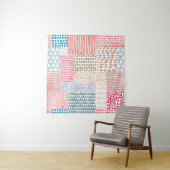 Tenture Motif impeccable en style patchwork. D simple (En situation)