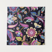 Tenture Motif indien paisley (Devant (Horizontal))