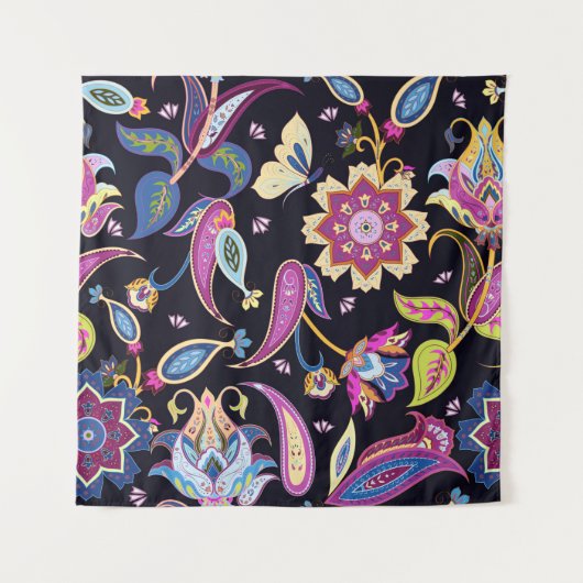 Tenture Motif indien paisley (Devant)