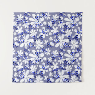 Tenture Motif indigo traditionnel sans couture