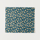 Tenture Motif jaune et bleu - Koi Fish (Devant (Horizontal))