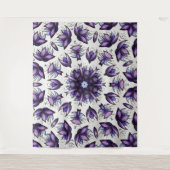 Tenture Motif kaléidoscopique Abstrait de Mandala (Devant)