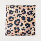Tenture Motif Leopard : Amusant Design sans Seamless (Devant (Horizontal))