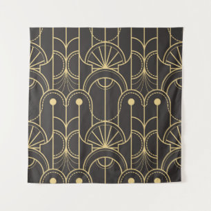Tenture Motif moderne de carreaux géométriques
