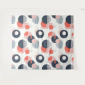 Tenture Motif moderne du milieu du siècle (Devant (Horizontal))