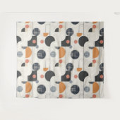 Tenture Motif moderne du milieu du siècle (Devant (Horizontal))