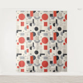 Tenture Motif moderne du milieu du siècle (Devant)