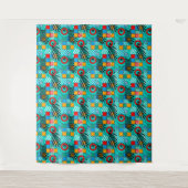 Tenture Motif multicolore abstrait créatif moderne (Devant)
