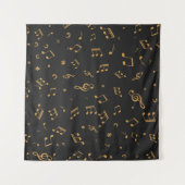 Tenture Motif musical (Devant (Horizontal))