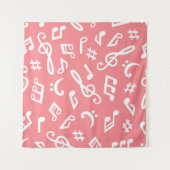 Tenture Motif musical (Devant (Horizontal))