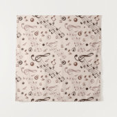 Tenture Motif musical (Devant (Horizontal))